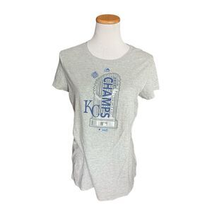 Womens Kansas City Royals World Series 2015 Champion Tee Shirt - Sz XL